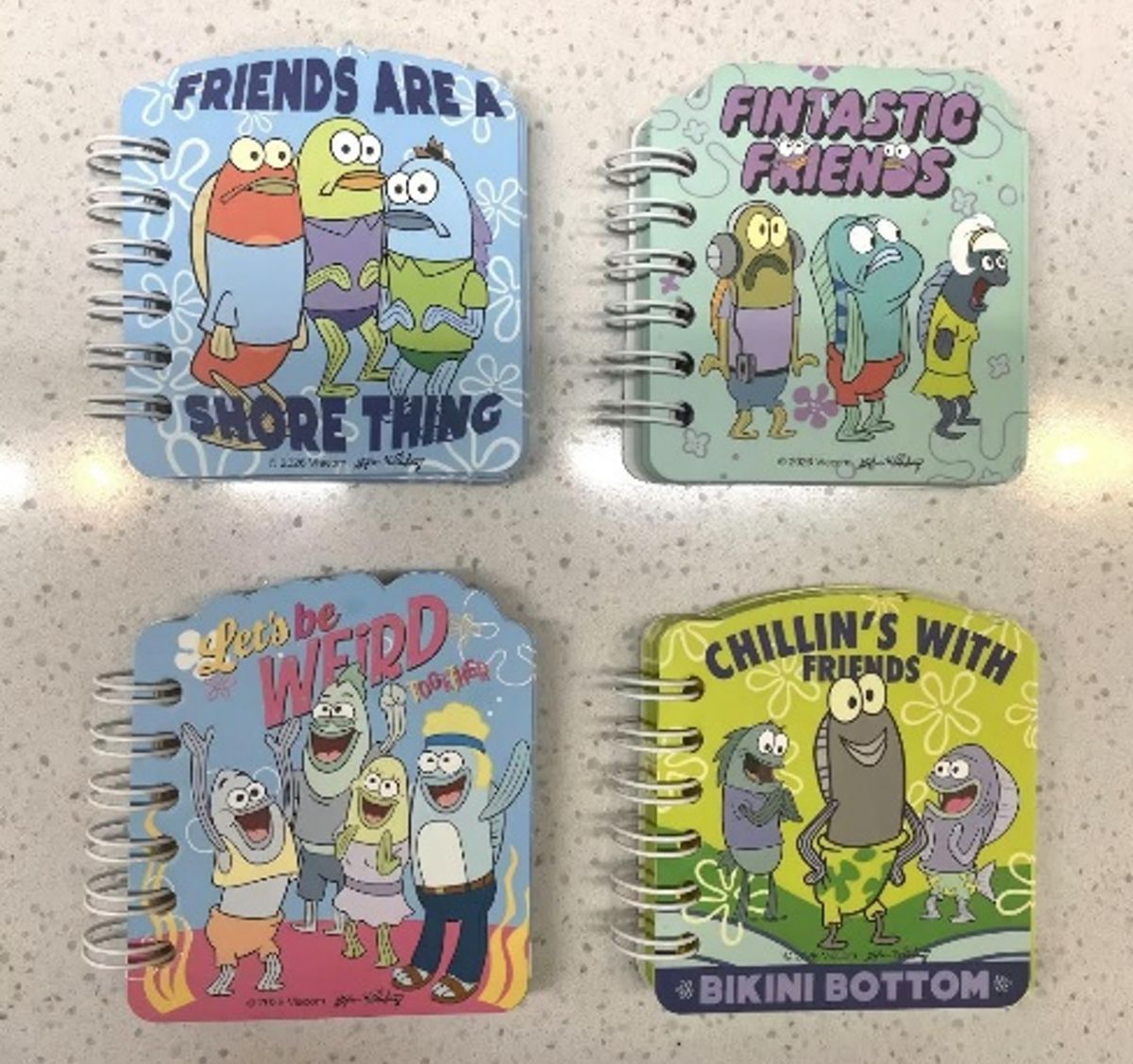 SpongeBob SquarePants Mini Sprial Notebook 80's