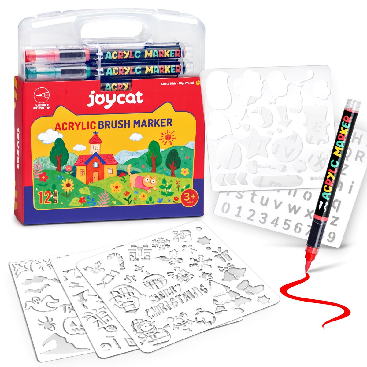 JOYCAT ACRYLIC PAINT MARKER 12 COLORS