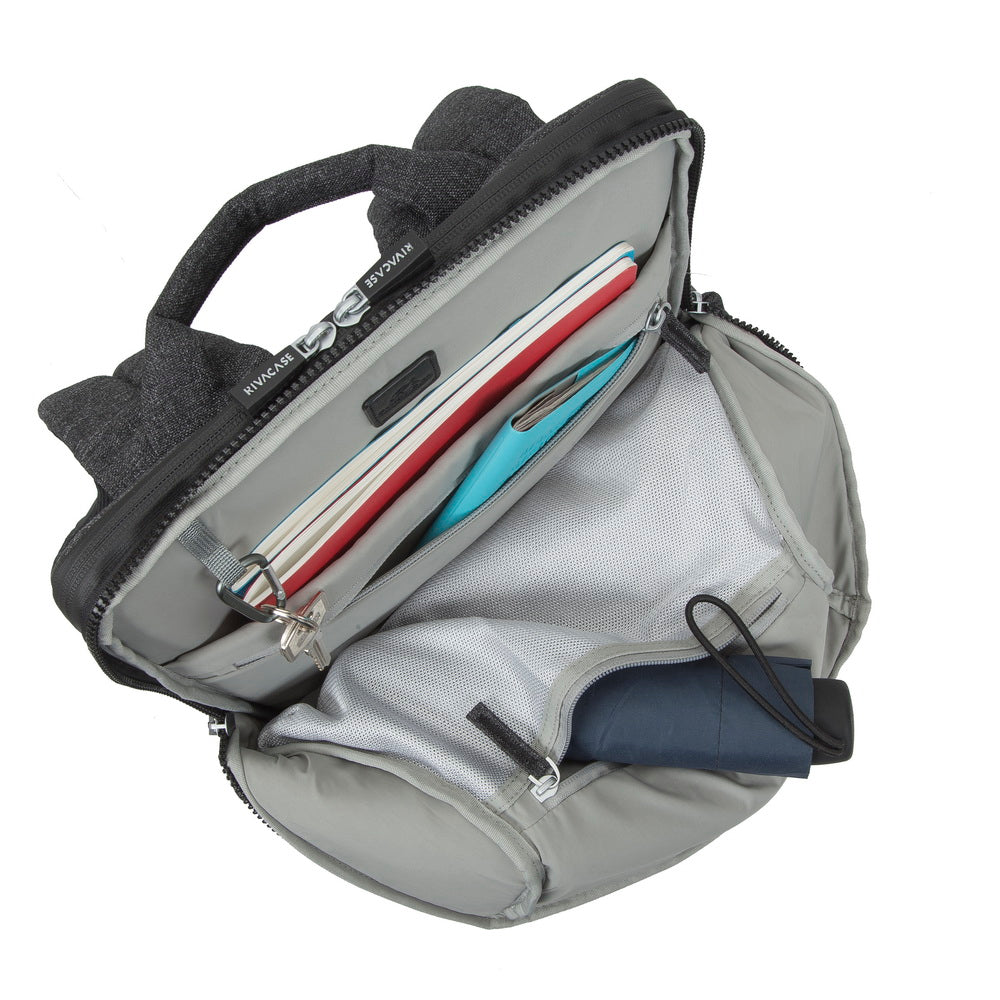 Rivacase 8861 Lantau-ECO 15.6 MacBook Pro 16 and Ultrabook Backpack 15.6" - Black Mélange
