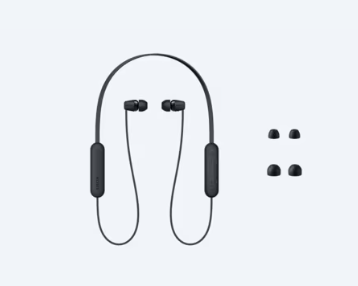 Sony WI-C100 Wireless In-Ear Headphones with Neckband Black