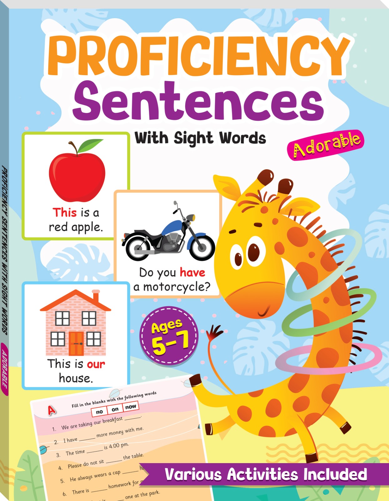 K1 Proficiency Sentences Words: Adorable