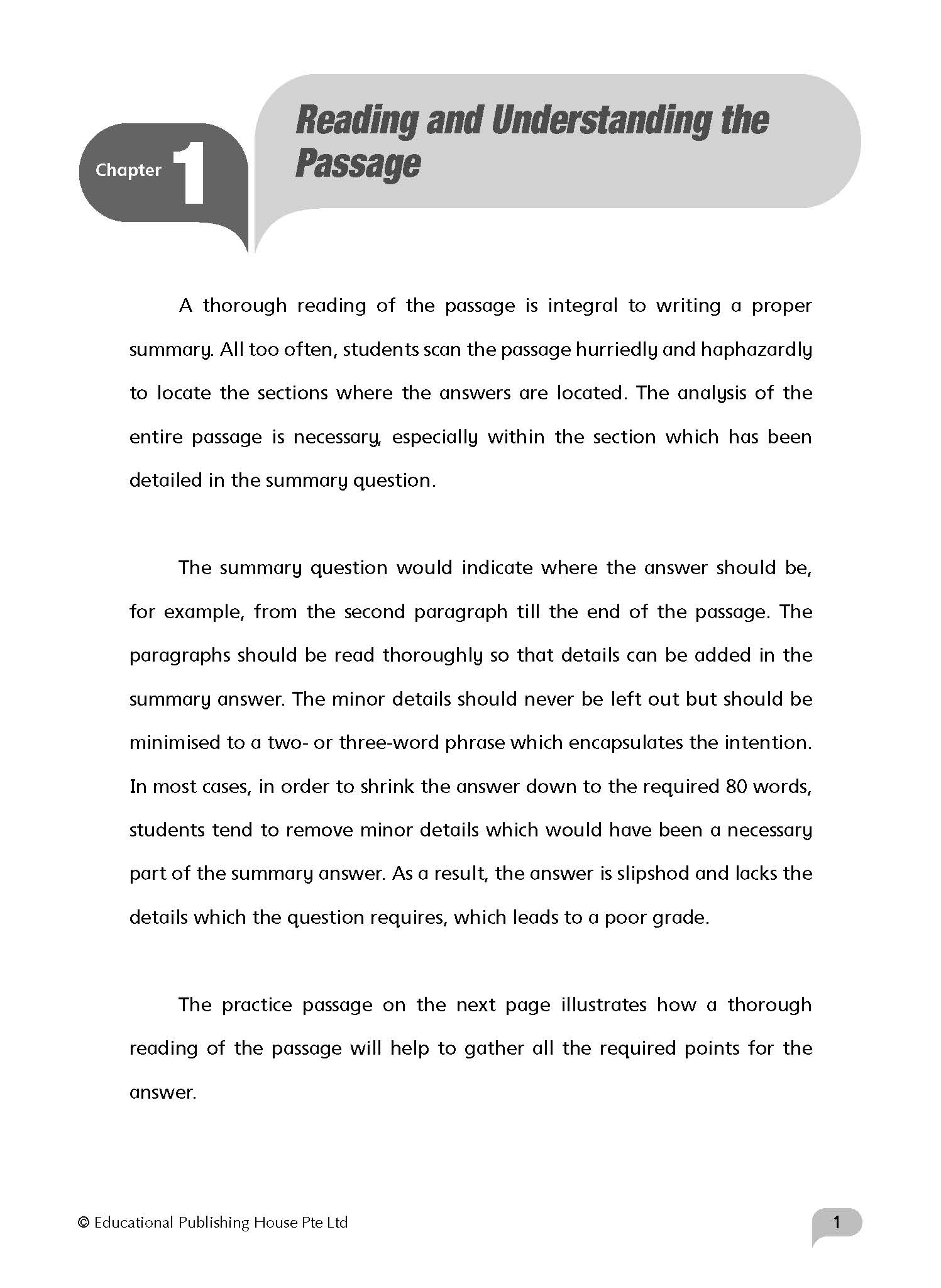 Lower Secondary Express English Summary Guide & Practice