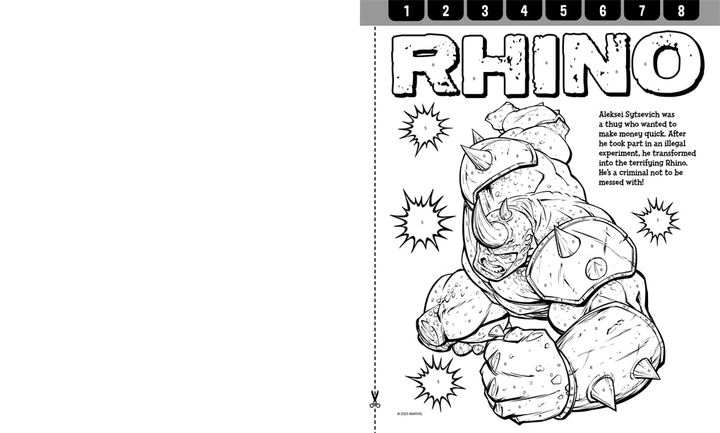 Marvel Spider-Man: Paint By Numbers (Paperback)