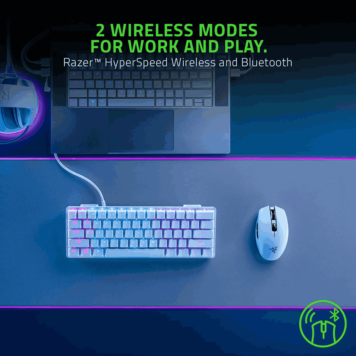 Razer Orochi V2 Wireless Gaming Mouse White