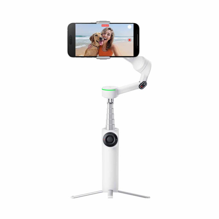 【美品】Insta360 Flow Warranty USB-C, Bluetooth, - Pro 2 Flow Insta360 Pro 2 スマホアクセサリー
