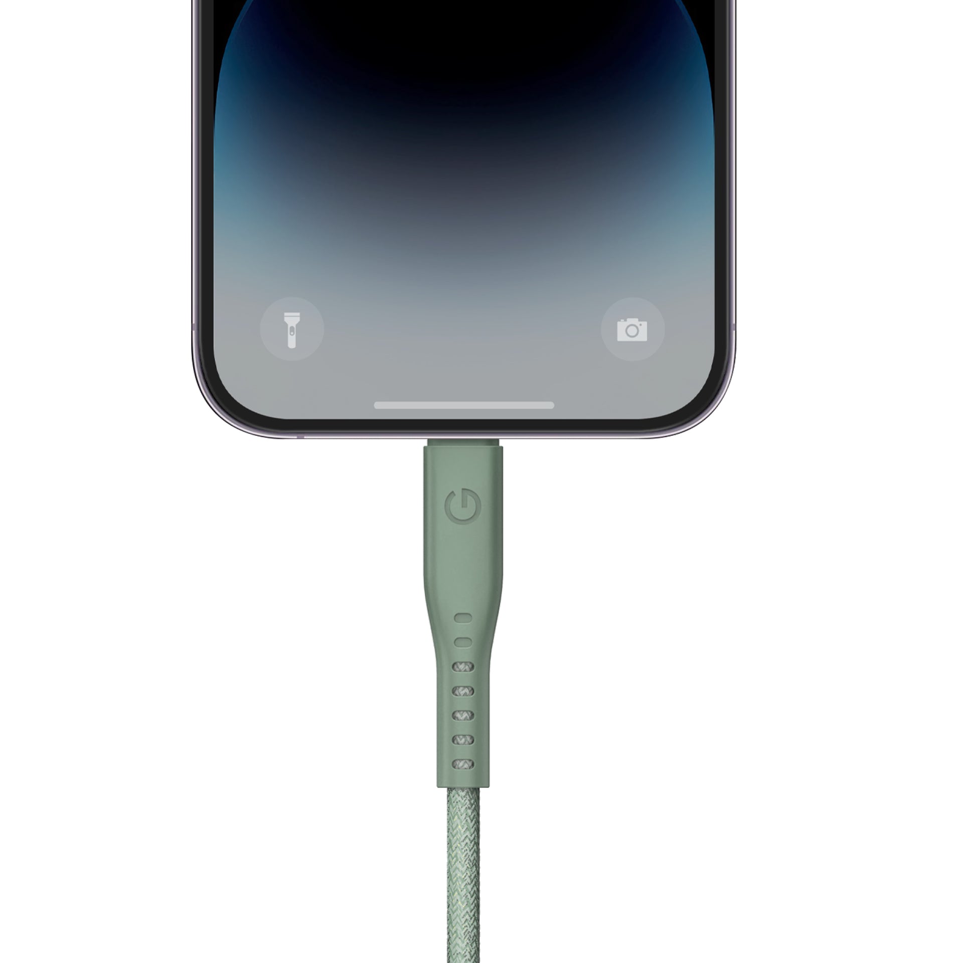 Energea Flow USB C-L 1.5M With MCT Cable - Green