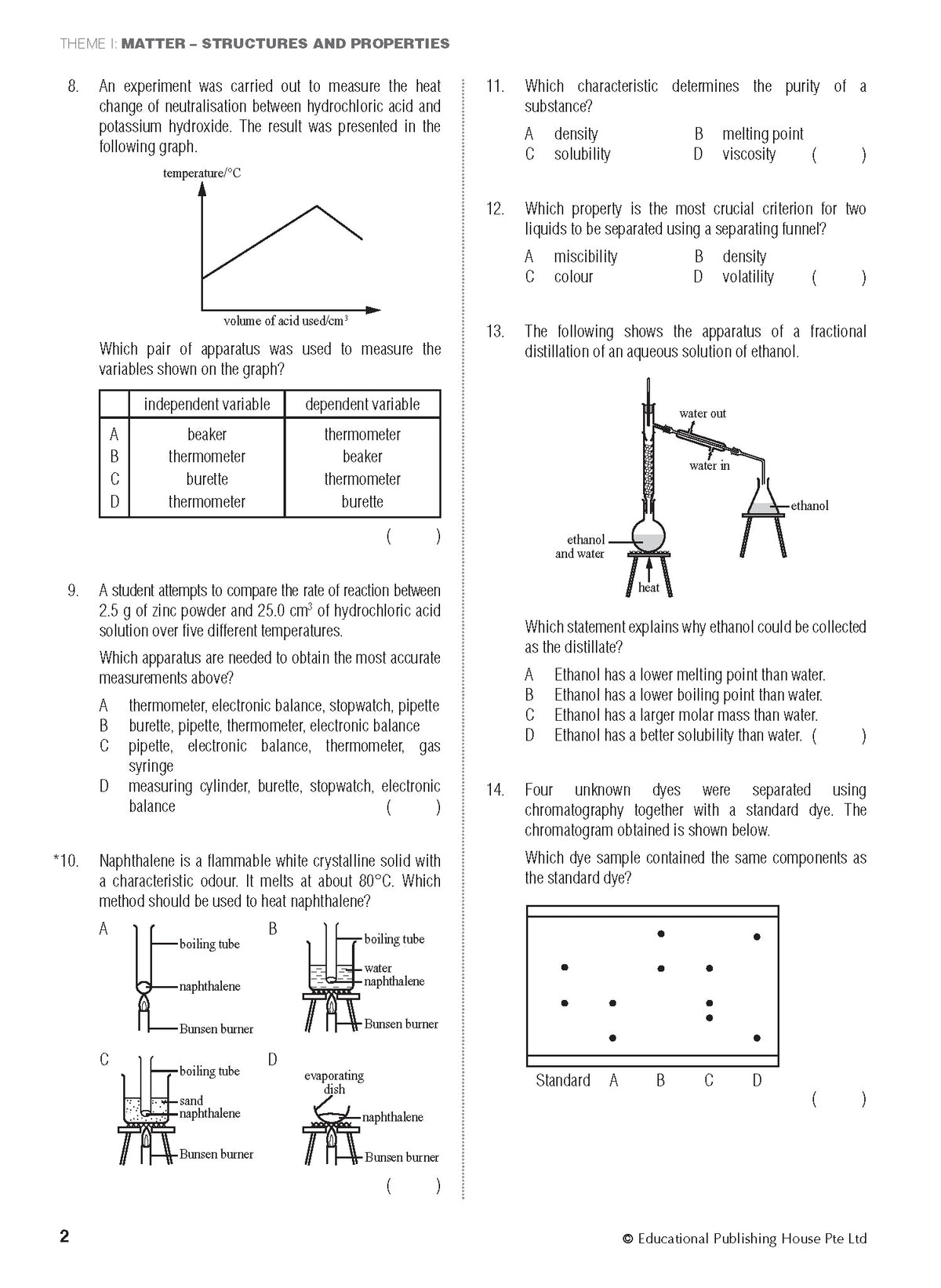 S3/4 G3 Chemistry 1000+ MCQs