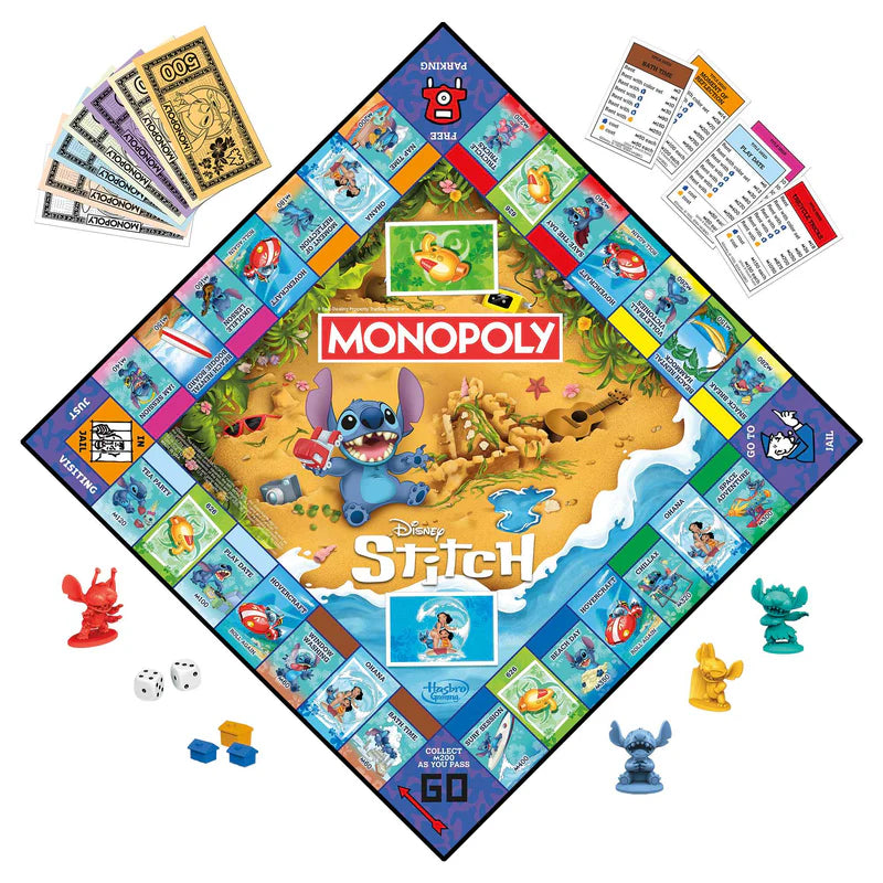 HASBRO MONOPOLY DISNEY STITCH EDITION