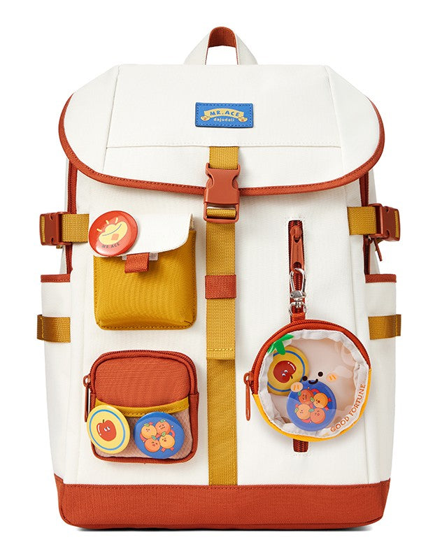  Mr. Ace Utility Fruit Patch Backpack with Coin Bag 