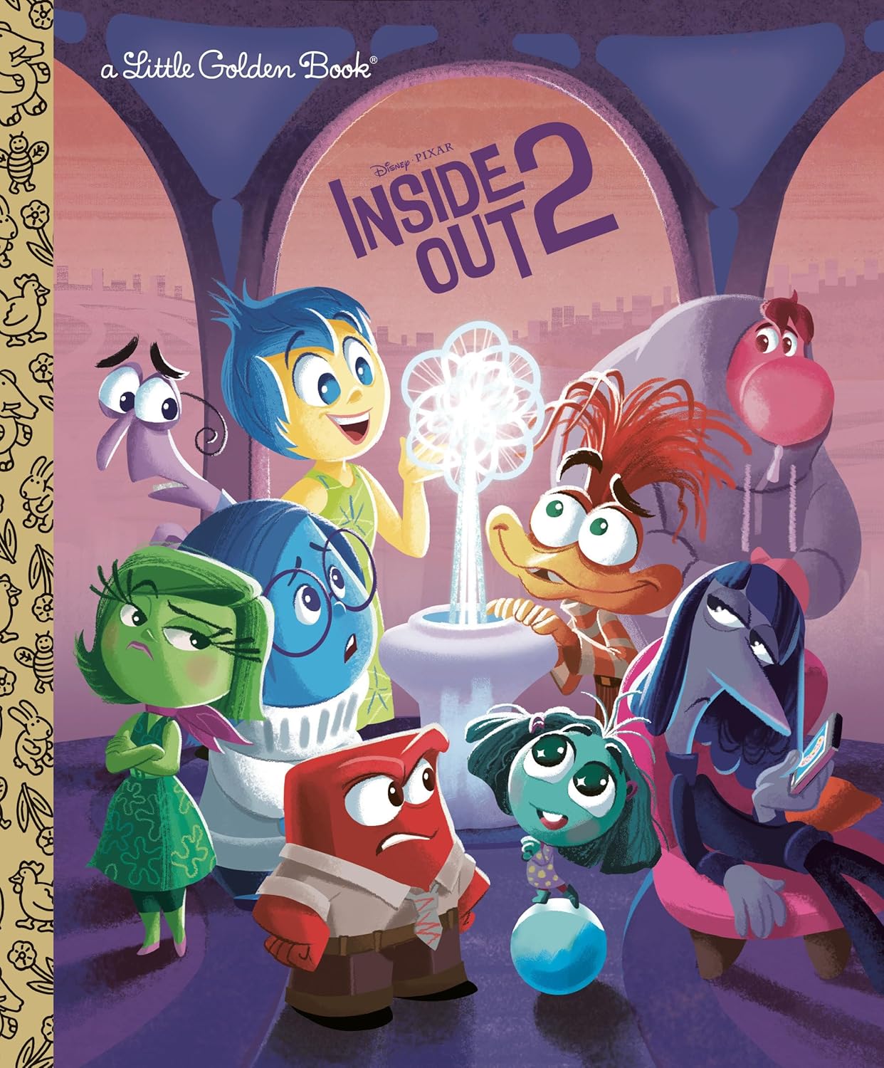 A Little Golden Book: Inside Out 2 (Hardcover)