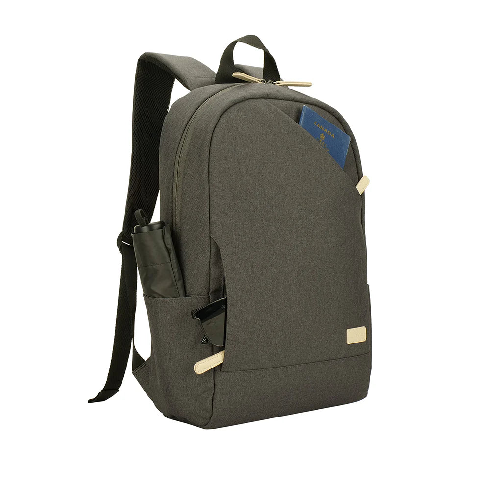 AGVA Urban Denim Laptop Backpack 15.6" LTB399 – Black