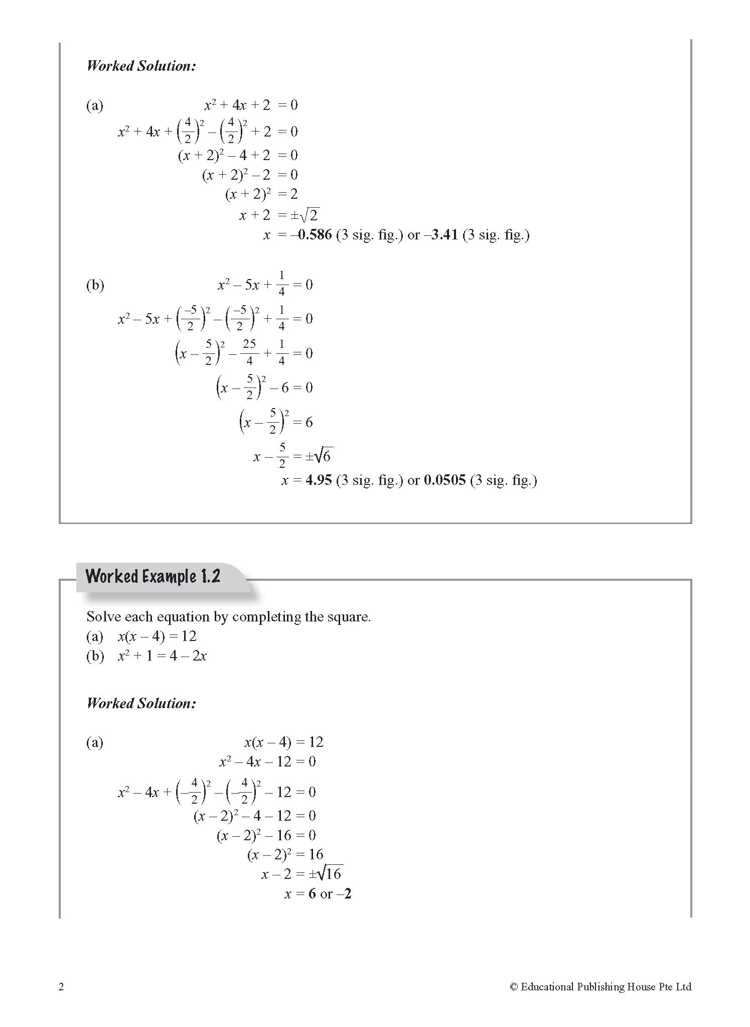 Secondary 3 & Secondary 4 G3 Topical Maths-2ed