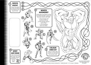 Marvel Hulk Tear Off Act Placemats