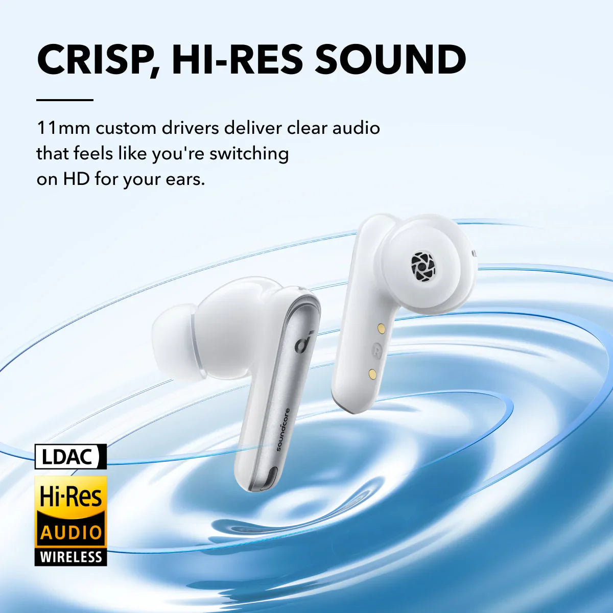 Soundcore Liberty 4 NC Earbuds Clear White