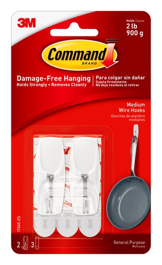 Command™ 17065-ES Medium Wire Hooks