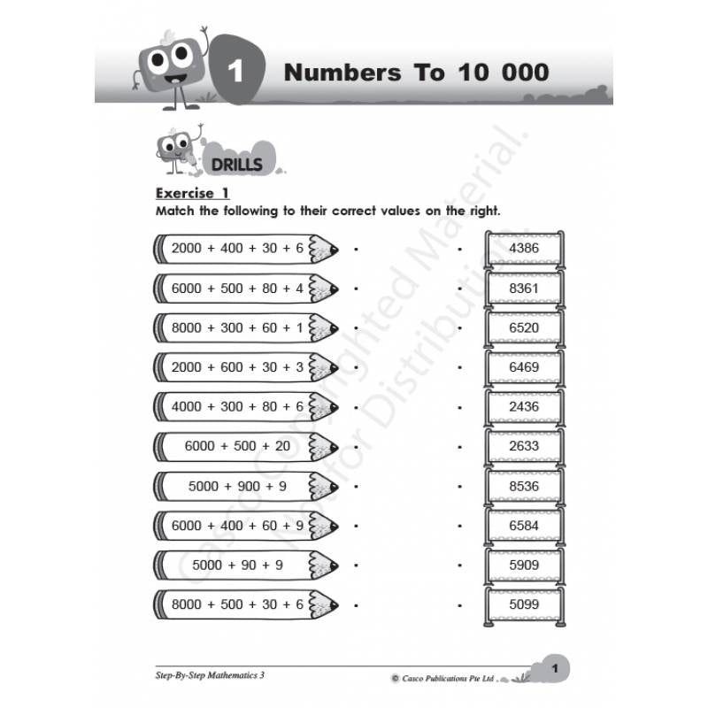 Step by Step Mathematics Primary 3 by Casco - Revised Edition