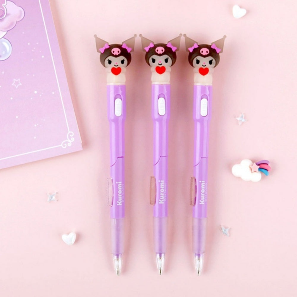 Sanrio Kuromi Figure Light Up 0.5mm Mechanical Pencil