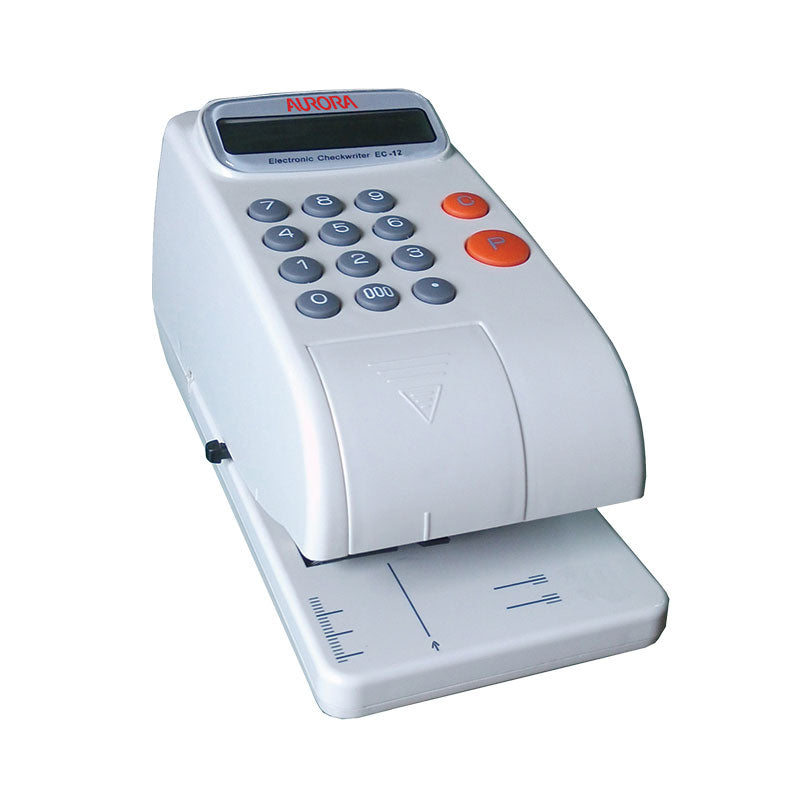 Aurora Cheque Writer EC12 - Come with Free Ink Roller