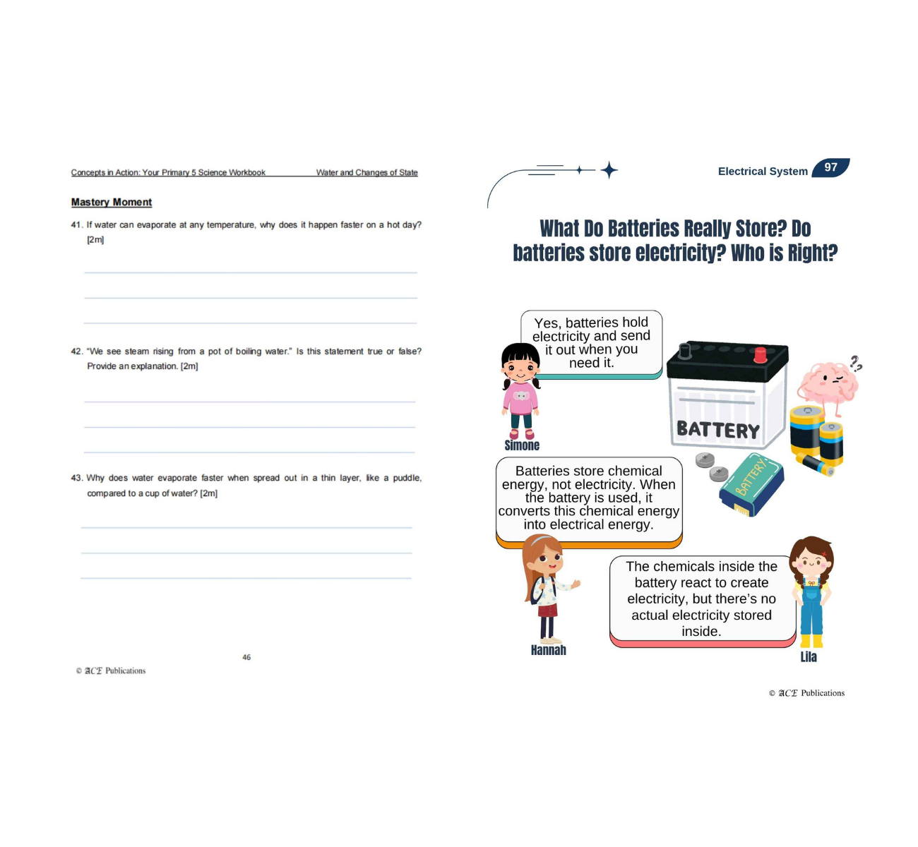 Primary 5 Science Bundle – Physical Sciences (Get Your Concepts Right + Concepts In Action)