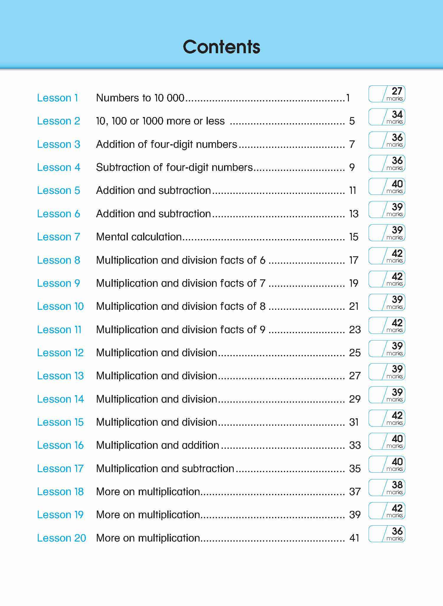 Primary 3 Learning+ Mathematics by the Minute Workbook 3- 2nd Edition