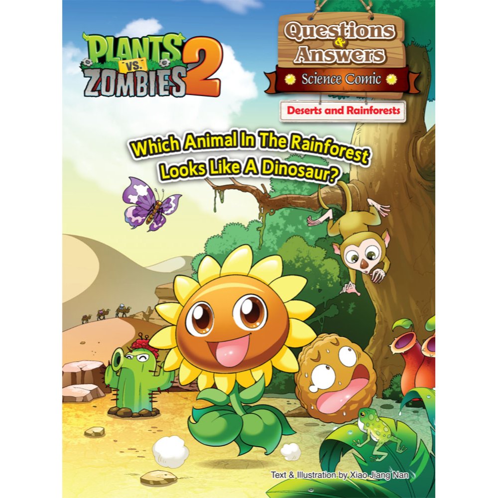 Plants vs Zombies 2 Science Comic Which Animal In The Rainforest Looks Like A Dinosaur?
