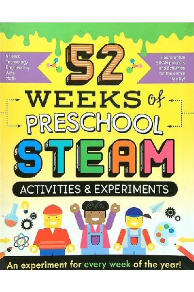 52 Weeks of Preschool STEAM Activities & Experiments (Paperback)