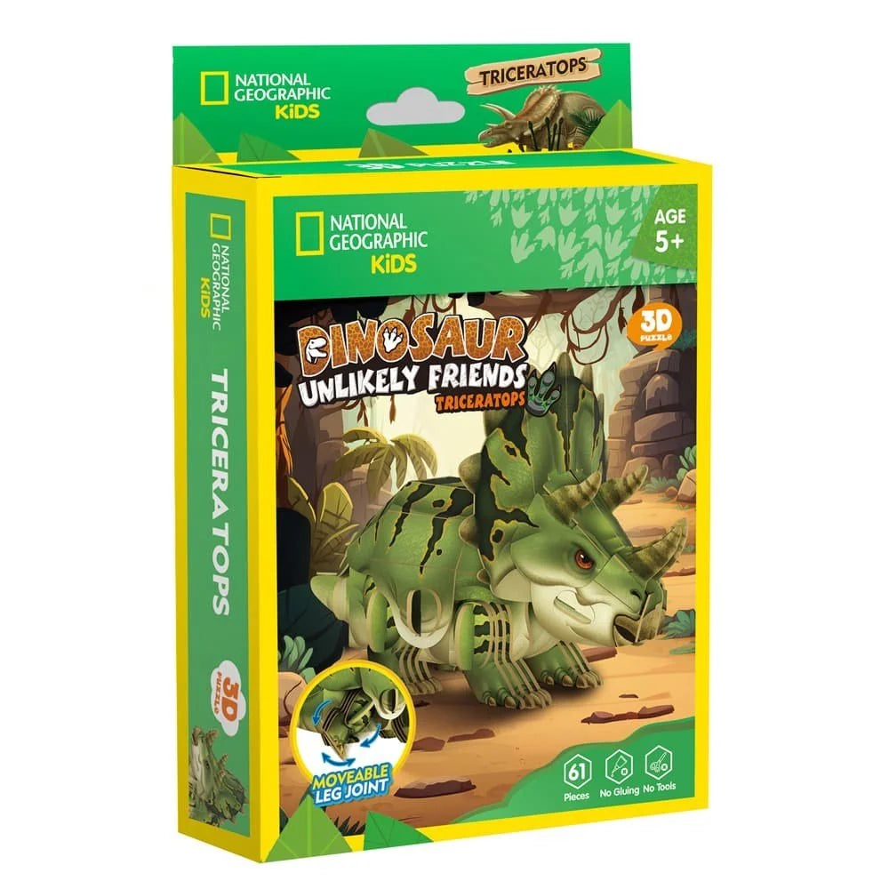 NATIONAL GEOGRAPHIC KIDS DINOSAUR TRICERATOPS
