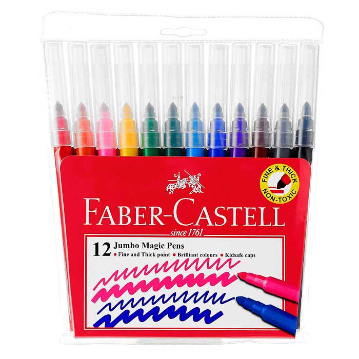 Faber-Castell Jumbo Magic Pen, Set of 12-154512