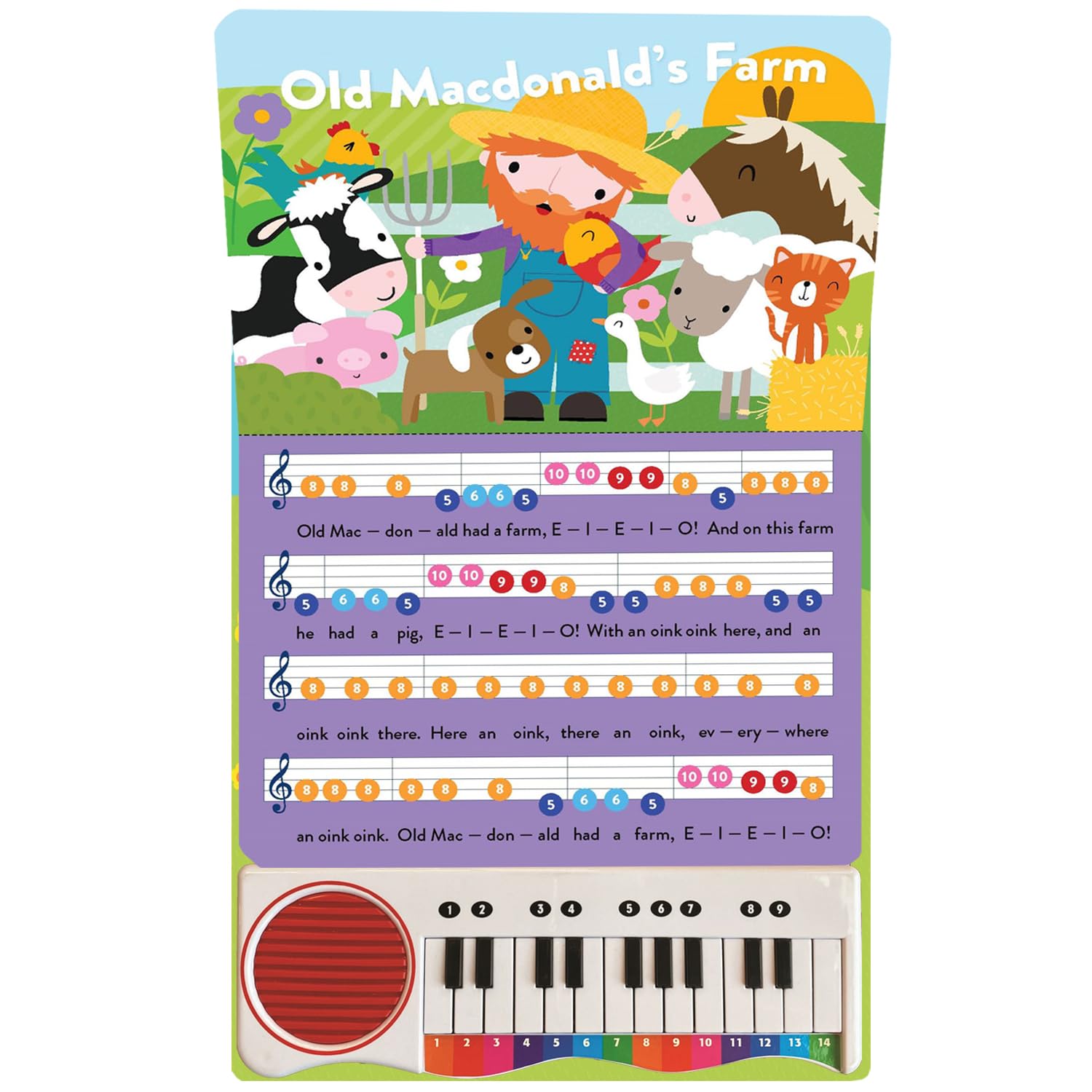 Piano Book - Nursery Rhymes (Board Book)
