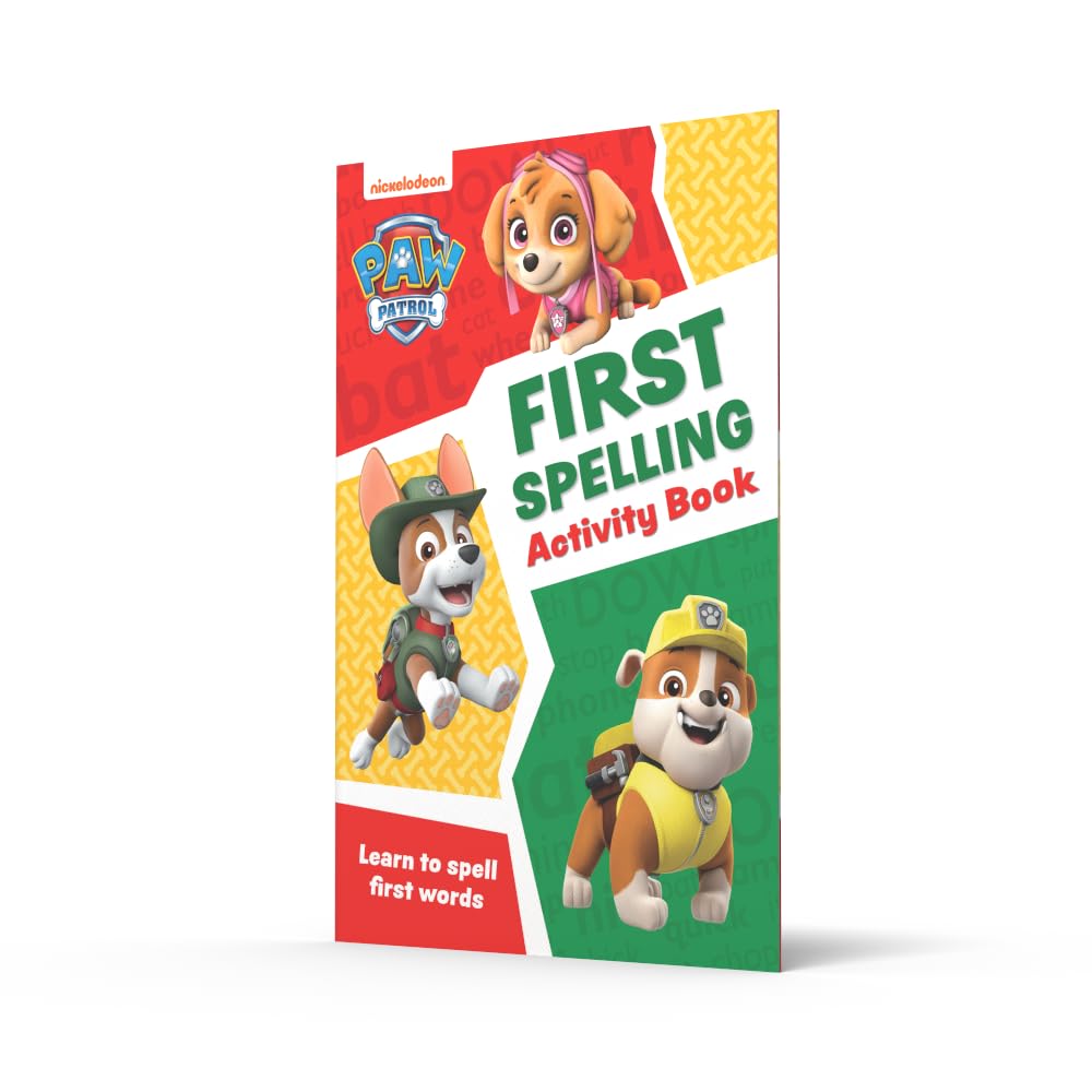 PAW Patrol First Spelling Activity Book