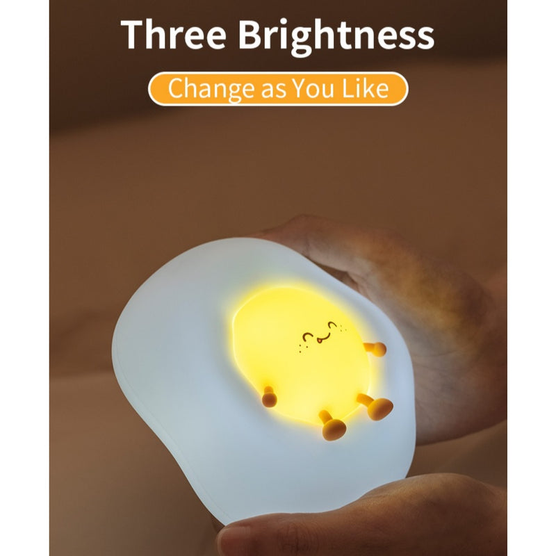 Egg Touch On Night Lamp