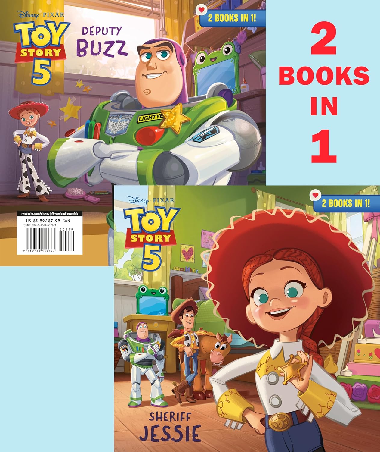 Sheriff Jessie/Deputy Buzz (Disney/Pixar Toy Story 5) (Paperback)