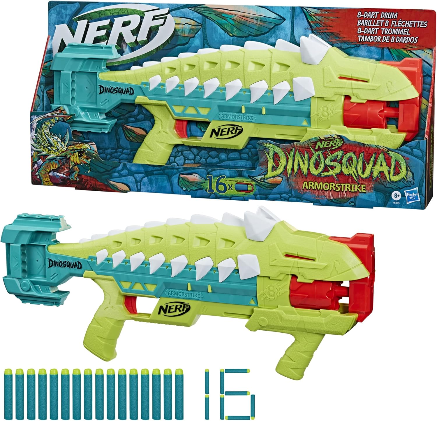 HASBRO NERF DINOSQUAD ARMORSTRIKE DART BLASTER