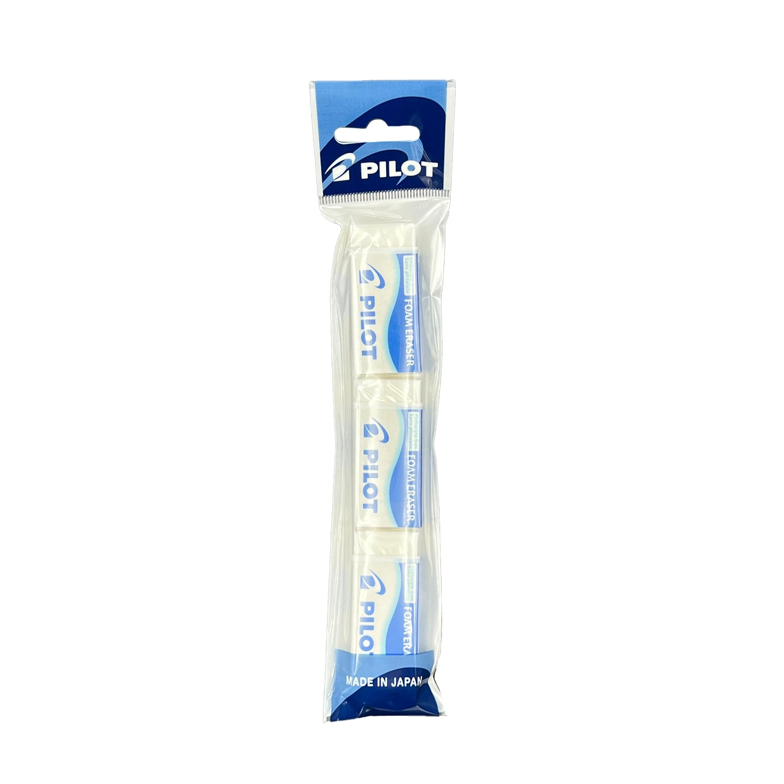 Pilot Foam Eraser Small 3-pc Pack