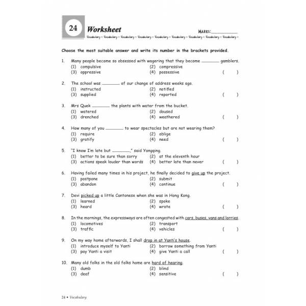 P5 Grammar & Vocabulary