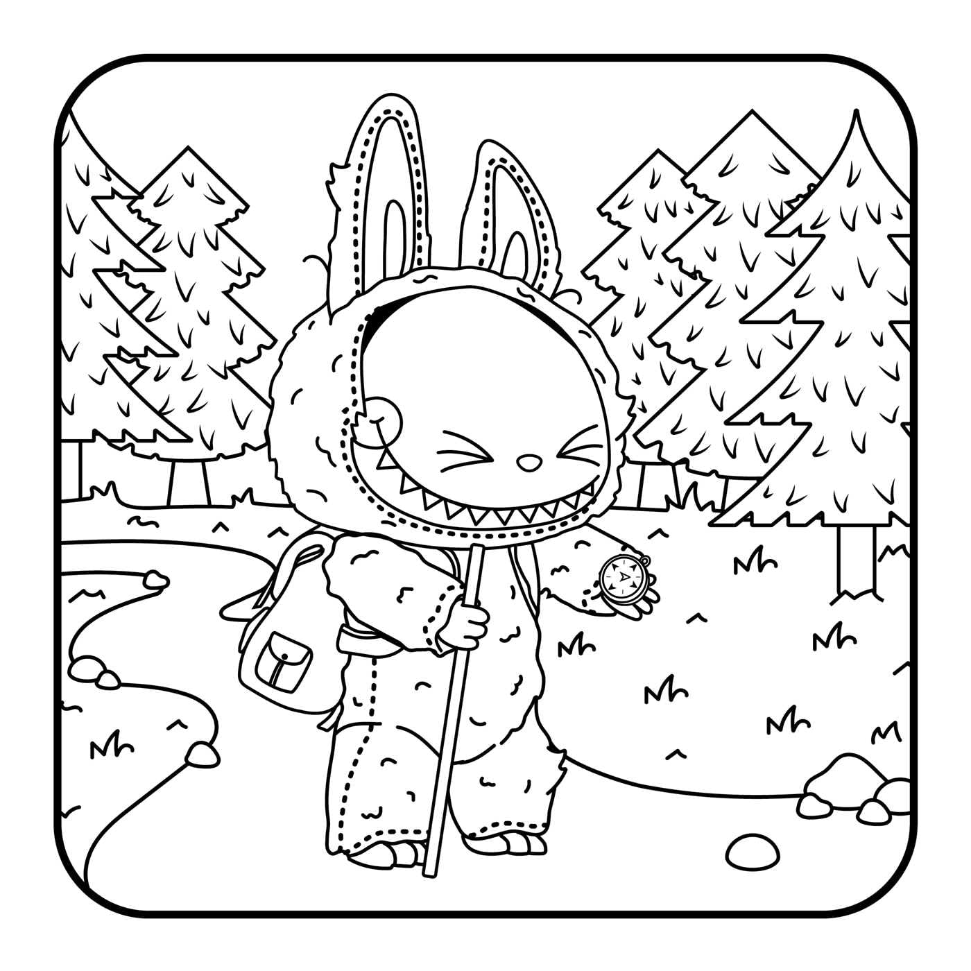 Lafufu Coloring Book (UK)