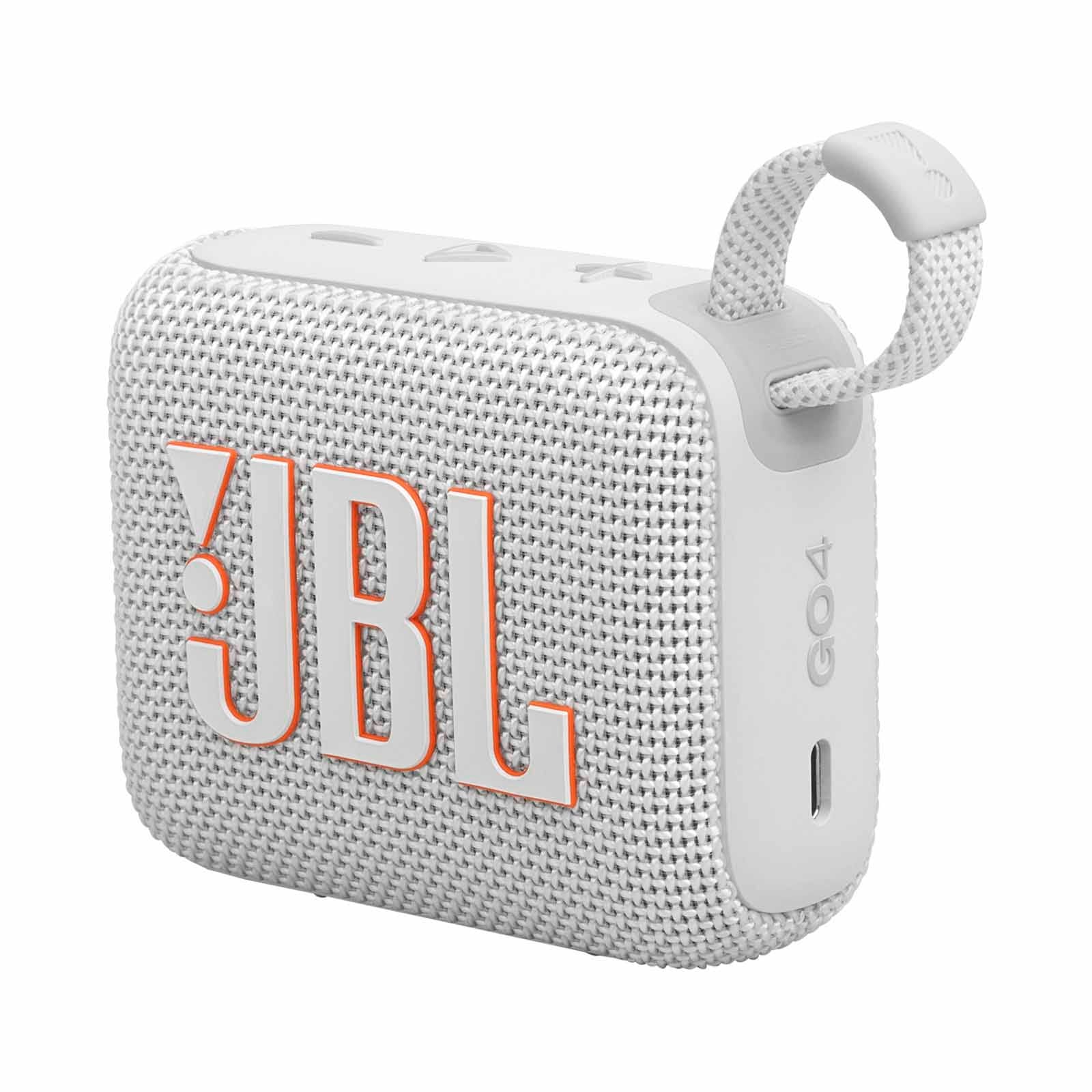 JBL Go 4 Bluetooth Speaker - White