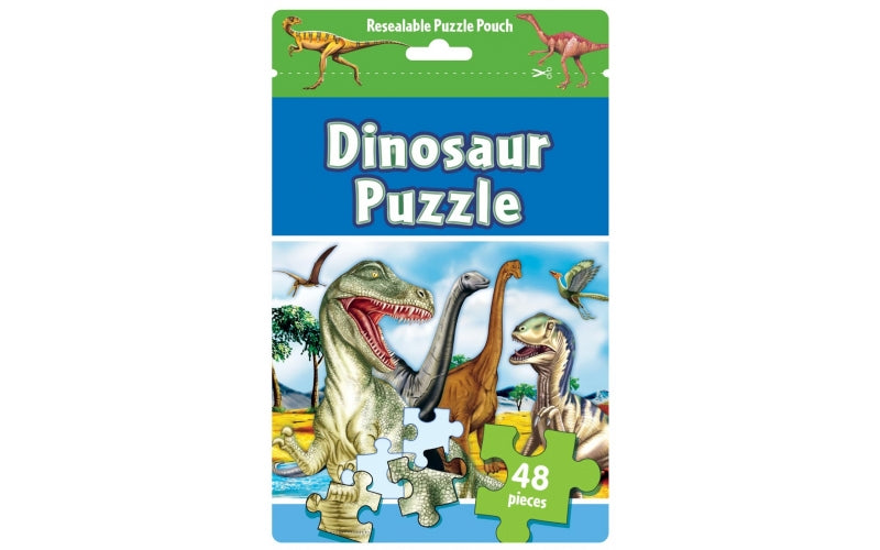 PUZZLE BAG DINOSAUR 48 PCS
