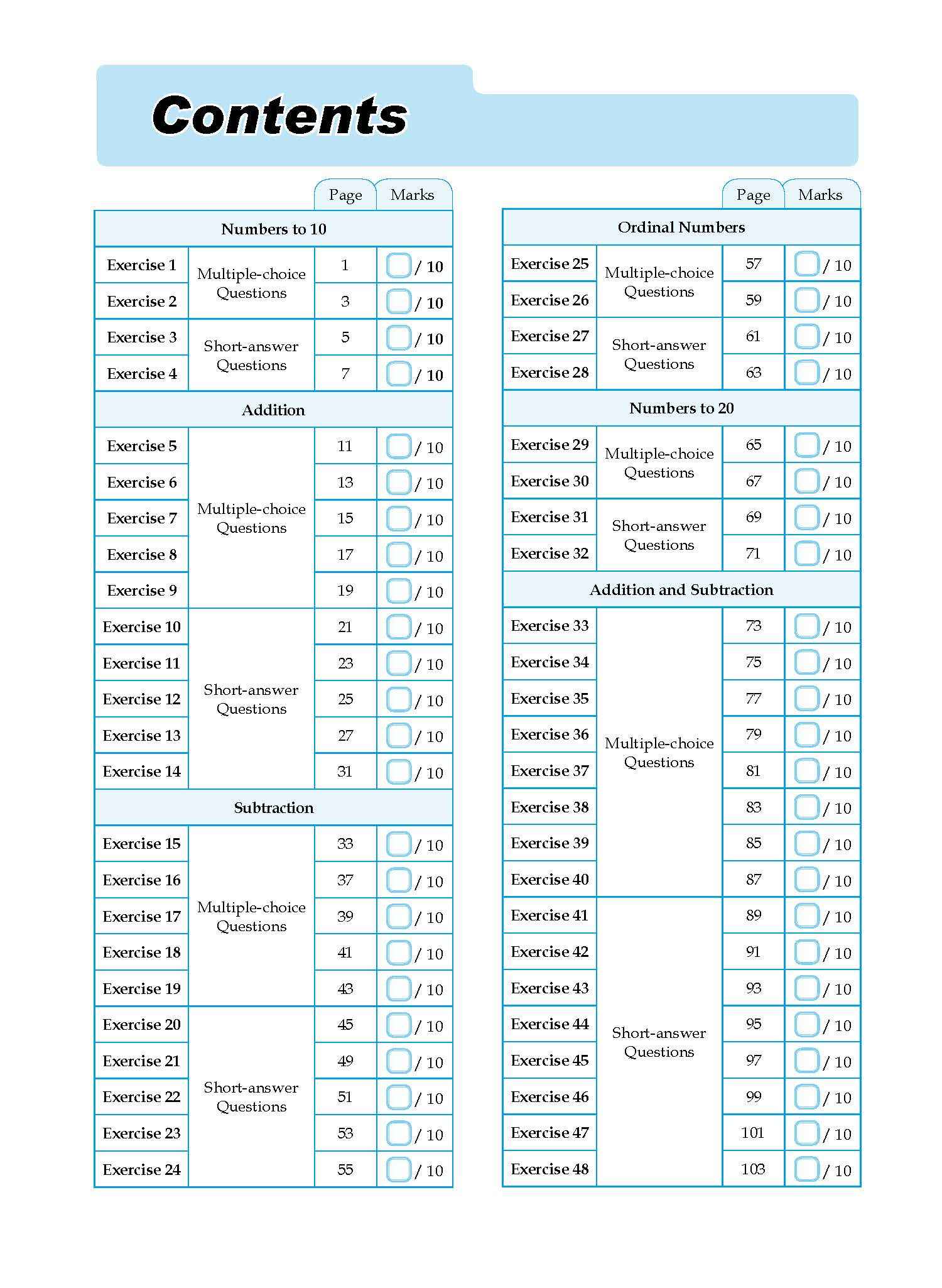 Primary 1 Conquer Mathematics The 4 Operations Workbook 1 - 4th Edition