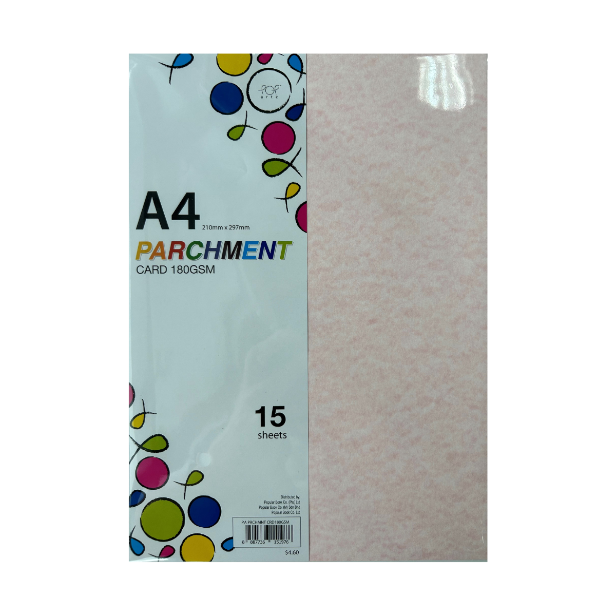 POP Artz Parchment Card 180 GSM