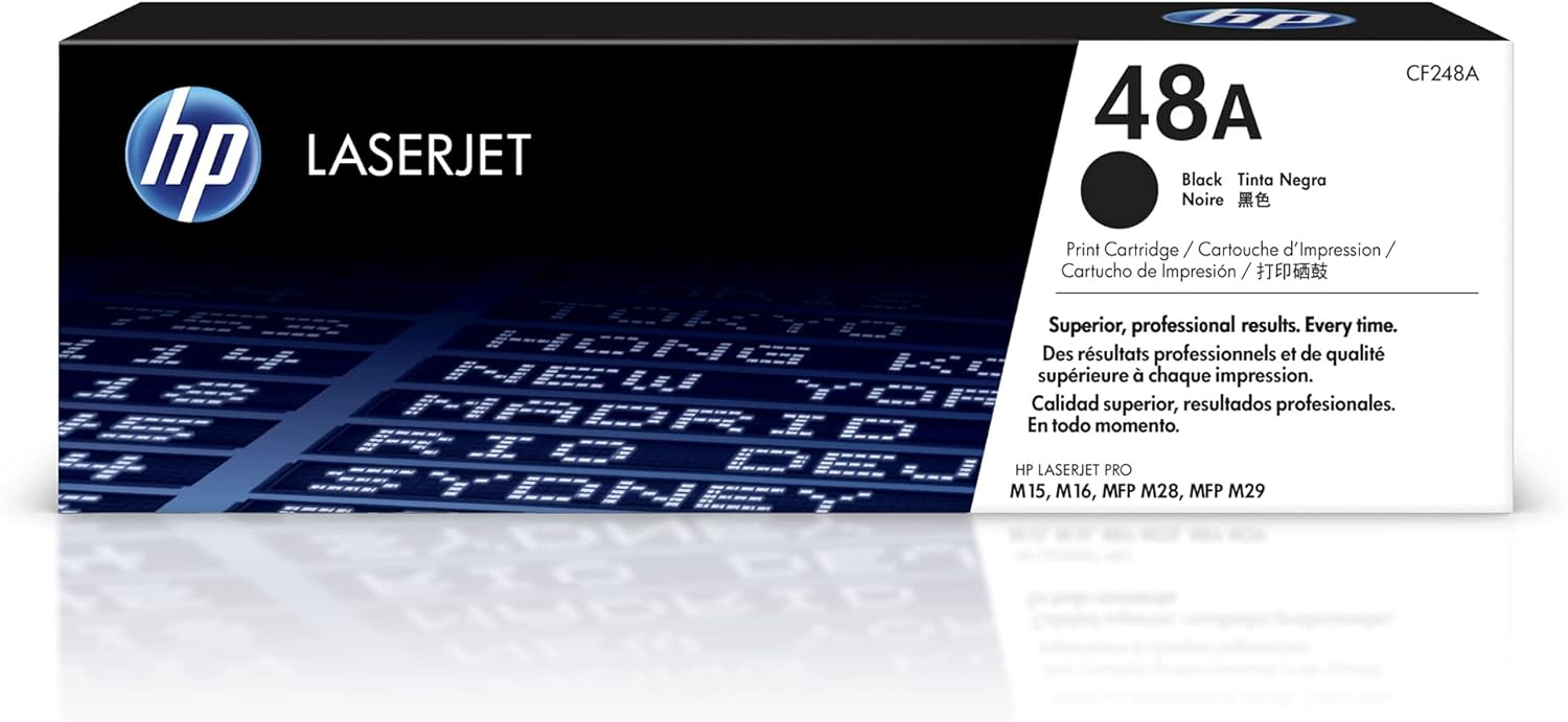 HP CF248A Original LaserJet Toner Cartridge, 48A Black