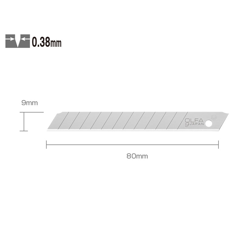 OLFA 6'S STANDARD CUTTER BLADES AB-6