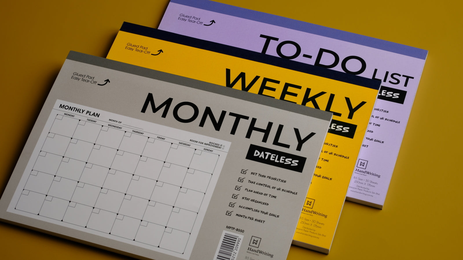 Hw Planner Pad (weekly) B5/80g Wptp-b550