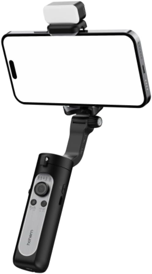 Hohem iSteady XE 3-Axis Palm Smartphone Gimbal with Magnetic Fill Light - Black