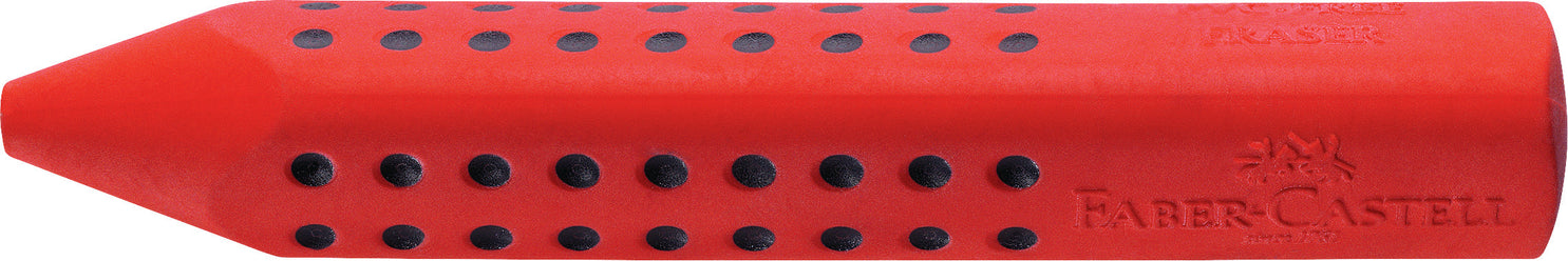 Faber-Castell Grip 2001 PVC Free Eraser, Red & Blue-187101