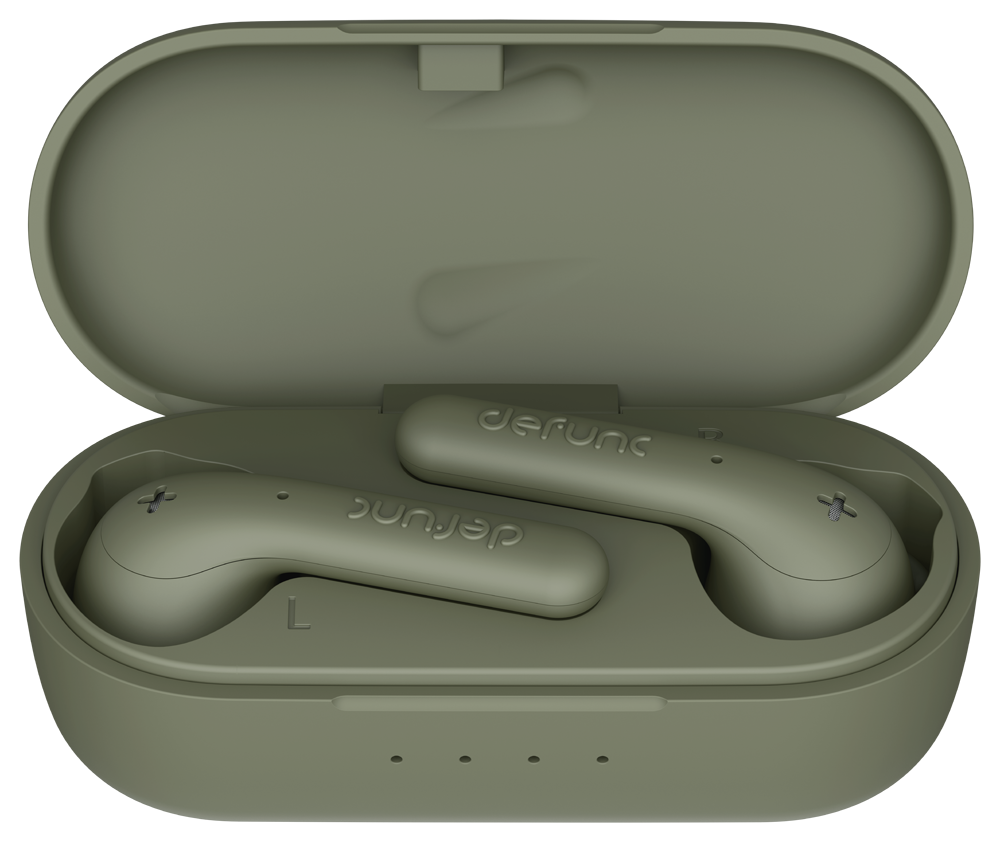Defunc True Basic Wireless Earbuds, Green