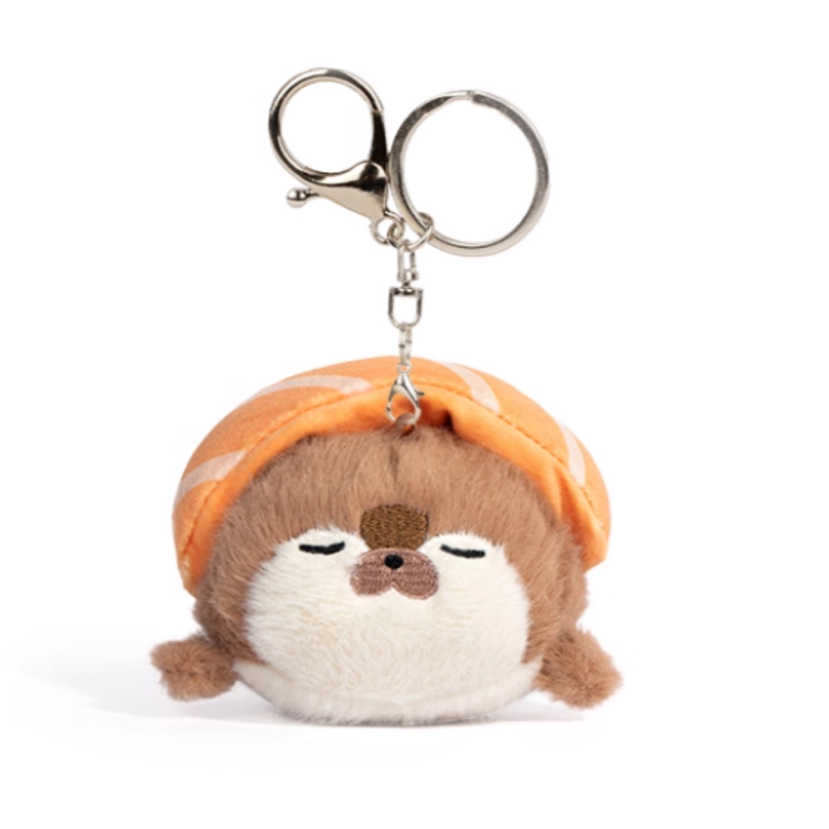 Bag Charm-Sushi Sea Otter Brown