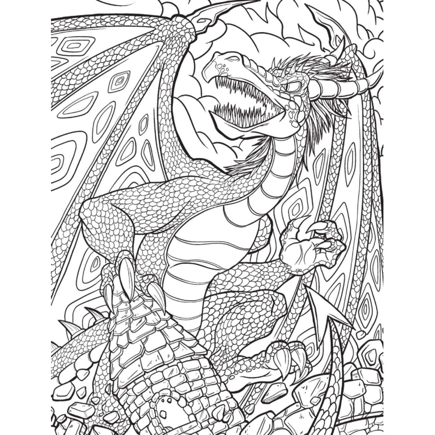 Kaleidoscope Colouring Dragons Dinosaurs Robots