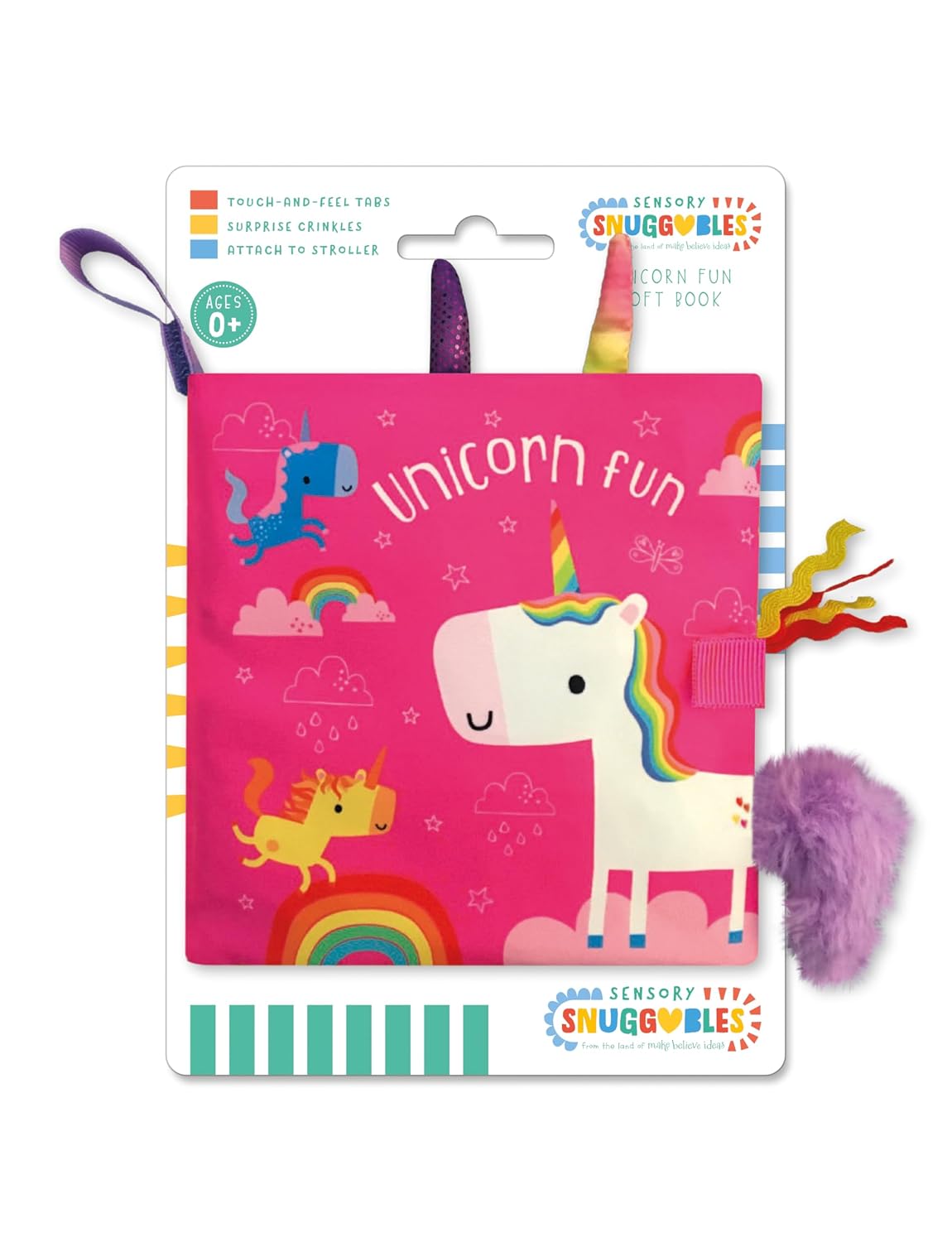 Sensory Snuggables Unicorn Fun (Rag Book)