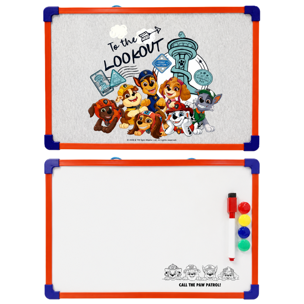 Paw Patrol Magnetic Whiteboard+1 Marker+4 Magnets